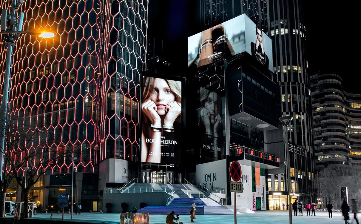 通盈中(zhōng)心創意場景、聯動LED屏